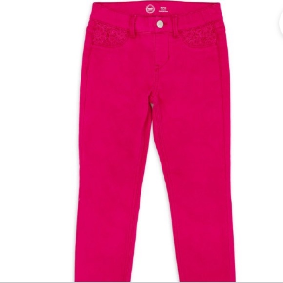 Wonder Nation Girls Fashion Jegging Racing Pink Corduroy Size L/G 10-12 (Plus) - Picture 2 of 13